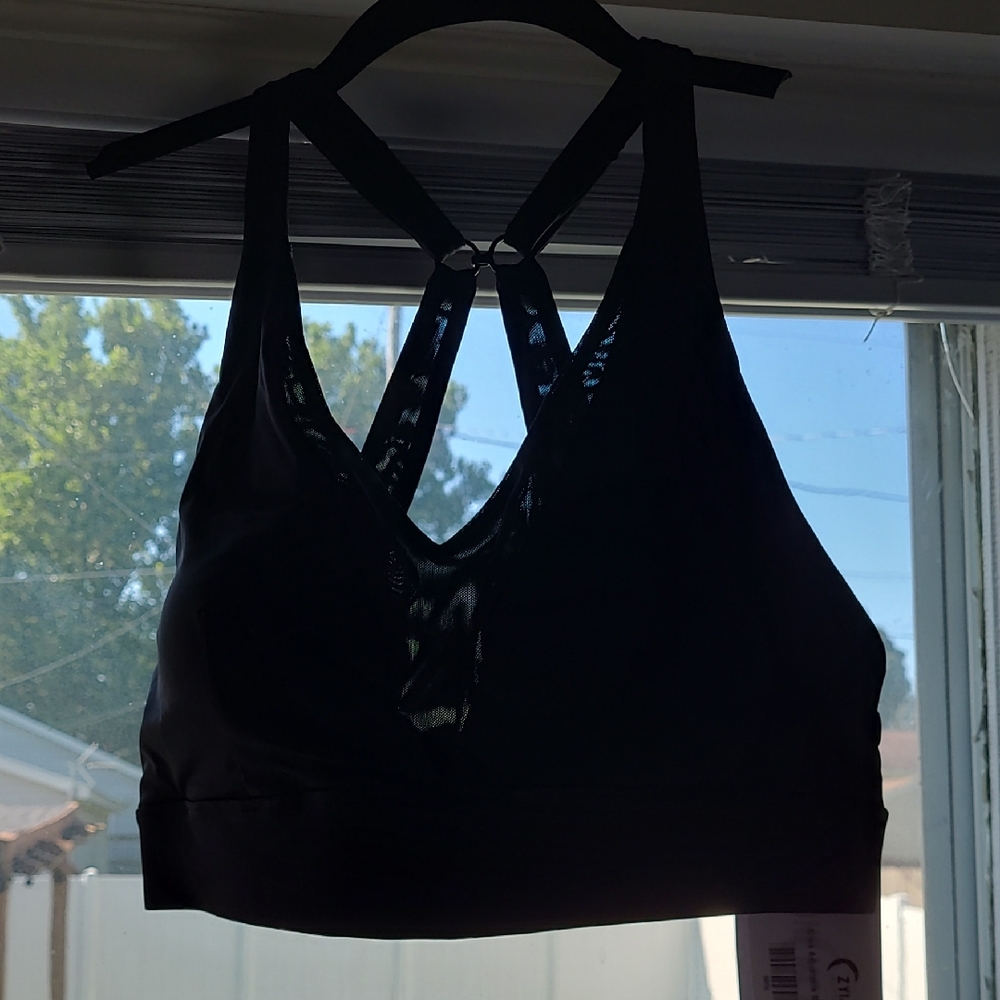 ZYIA Black Strappy Sports Bra